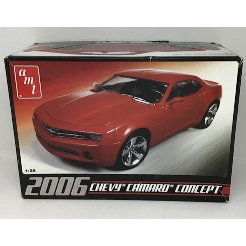 2006 Chevy Camaro Concept Car Plastic Model Kit AMT 1:25 631 Skill 2 PARTS